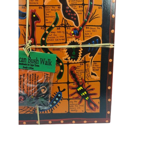 African Bush Walk Chutes and Ladders Hand-painted Souvenir Board Game (New) - Picture 6 of 7
